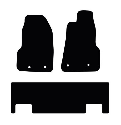Ford Transit Custom 2015 - Present M-Sport Crew Van (4xFixings) Van Mats