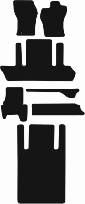 Toyota Granvia 1995 - 2002 (2 Seat) Van Mats